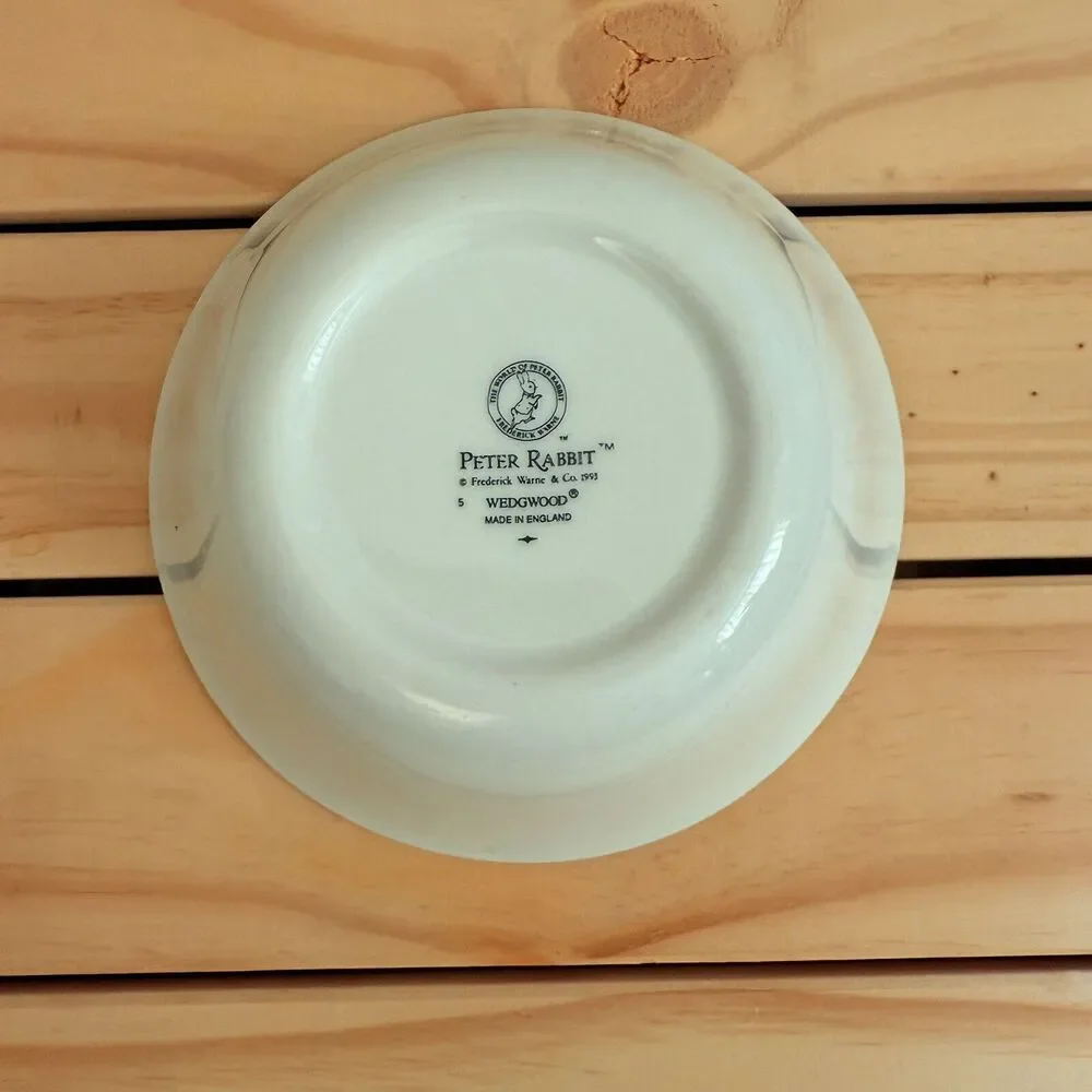 Wedgwood Royal Doulton Peter Rabbit 2‎ Piece Bowl Cup Bone China Set 1993